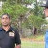 Dean Kelly and Peter Read at  Appin Massacre Memorial 